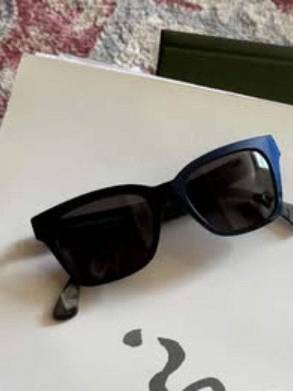 Navy Blue Bruno Munari Sunglasses – Handmade in Italy by RETROSUPERFUTURE